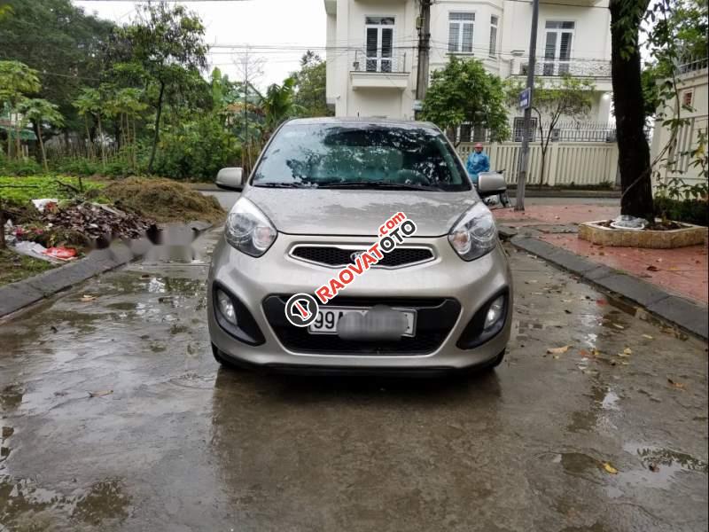 Bán Kia Morning Si sản xuất năm 2014, màu vàng cát-4