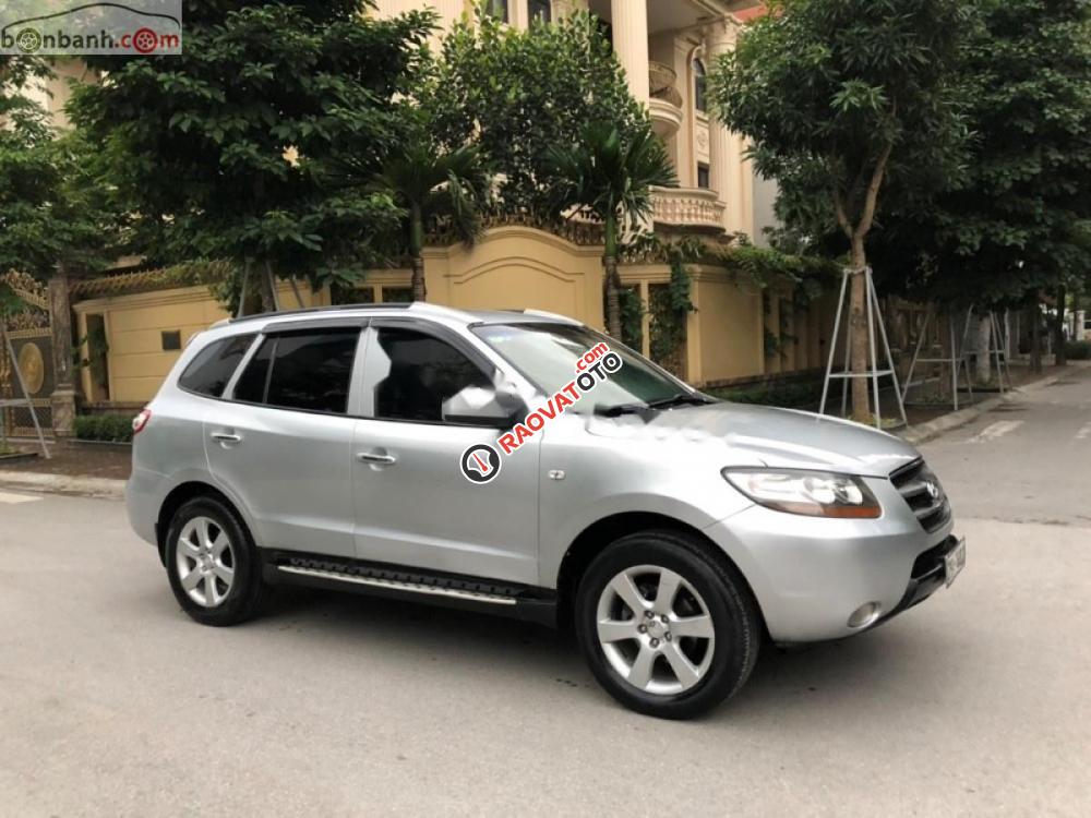 Bán Hyundai Santa Fe MLX sản xuất 2007, màu bạc, nhập khẩu  -8