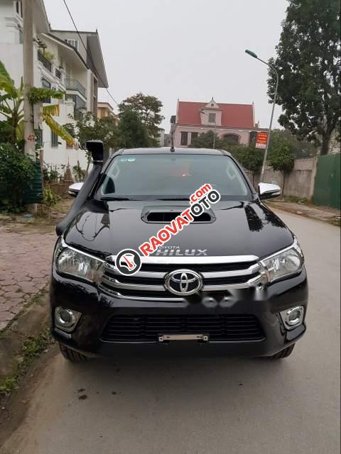 Cần bán gấp Toyota Hilux G đời 2015, màu đen, nhập khẩu nguyên chiếc số sàn-3