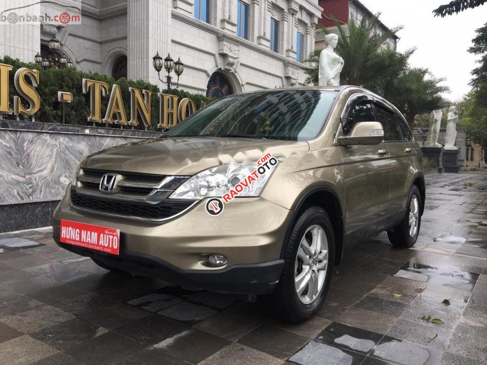 Bán Honda CR V 2.4 đời 2011, màu nâu chính chủ, giá tốt-2