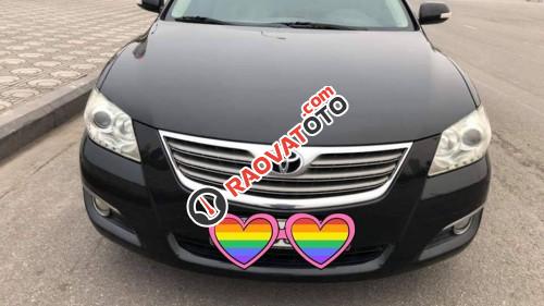 Bán Toyota Camry AT đời 2008, màu đen, giá tốt-8