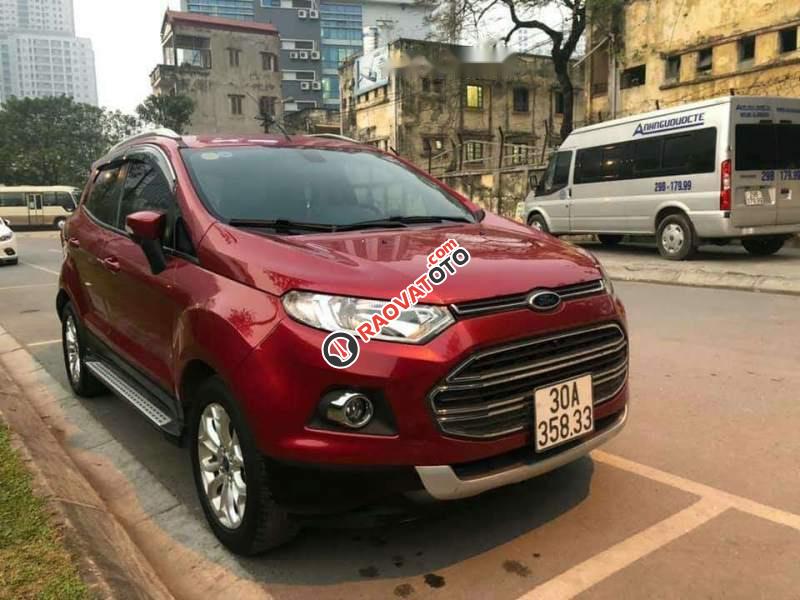 Cần bán gấp Ford EcoSport 1.5AT Titanium sản xuất 2014, màu đỏ giá cạnh tranh-1