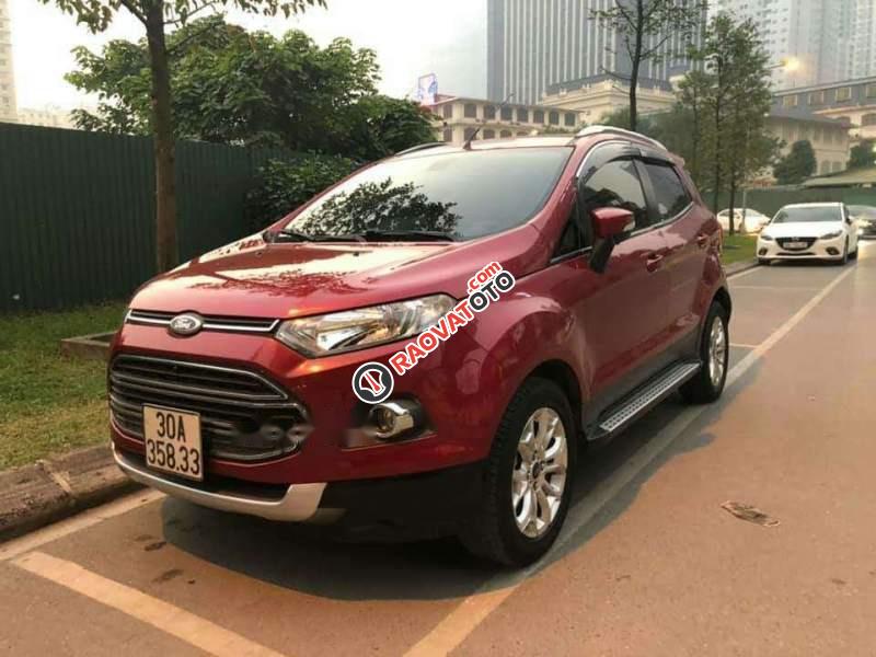 Cần bán gấp Ford EcoSport 1.5AT Titanium sản xuất 2014, màu đỏ giá cạnh tranh-0