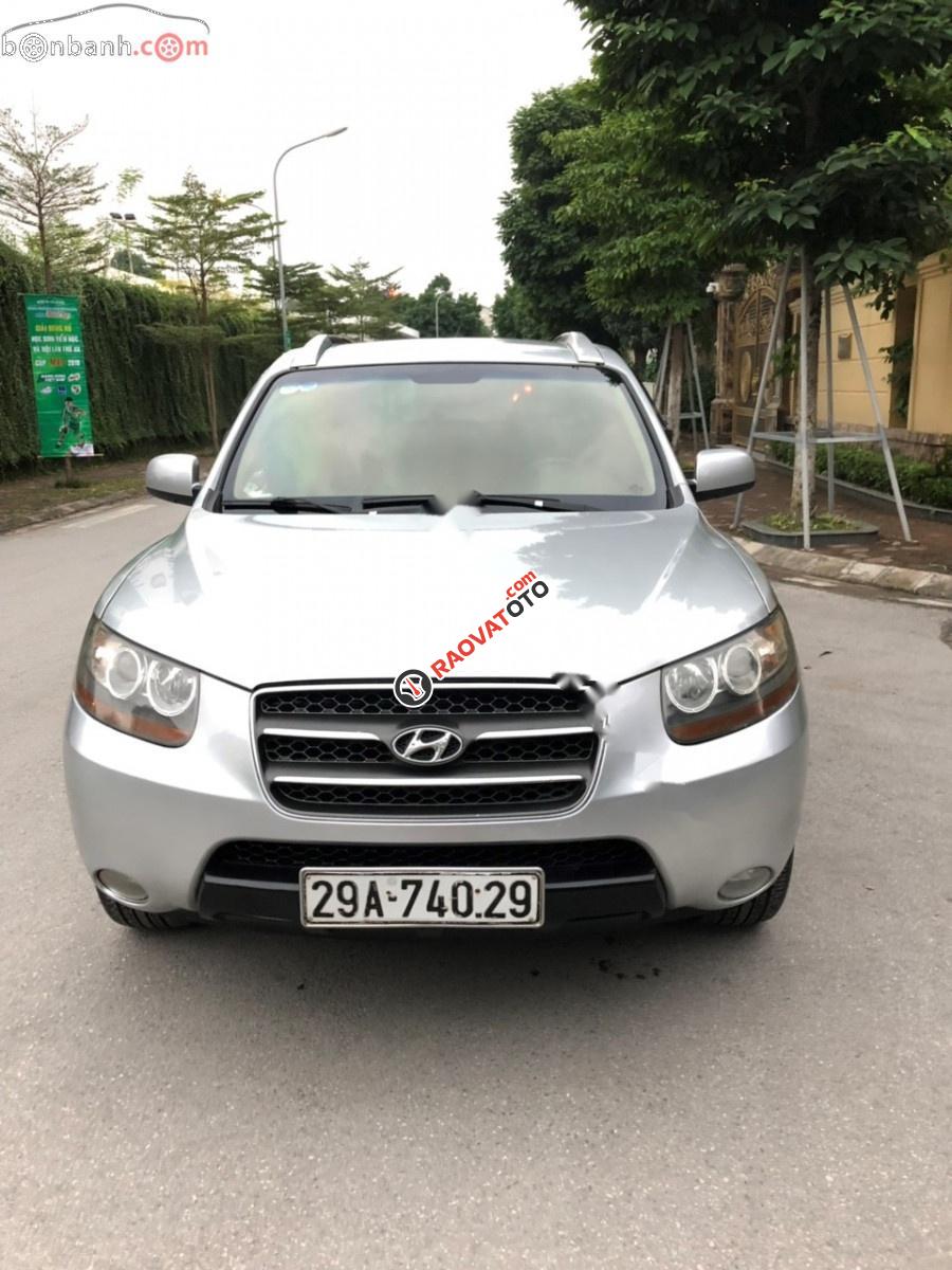 Bán Hyundai Santa Fe MLX sản xuất 2007, màu bạc, nhập khẩu  -9