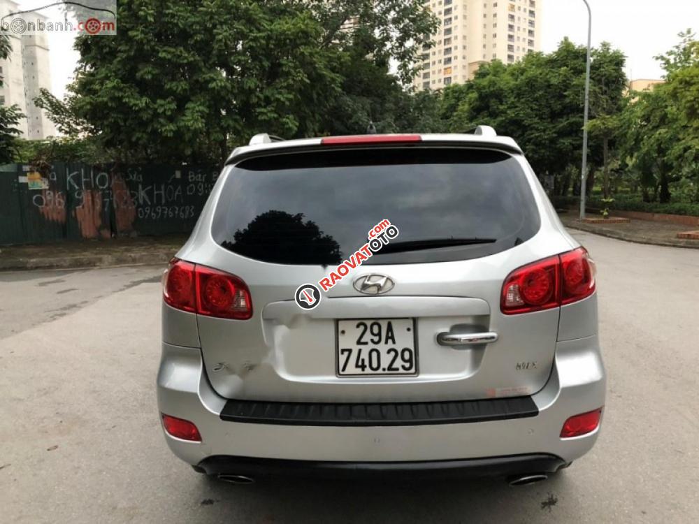 Bán Hyundai Santa Fe MLX sản xuất 2007, màu bạc, nhập khẩu  -0