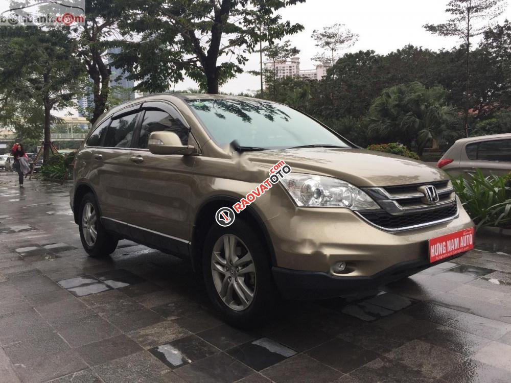 Bán Honda CR V 2.4 đời 2011, màu nâu chính chủ, giá tốt-1