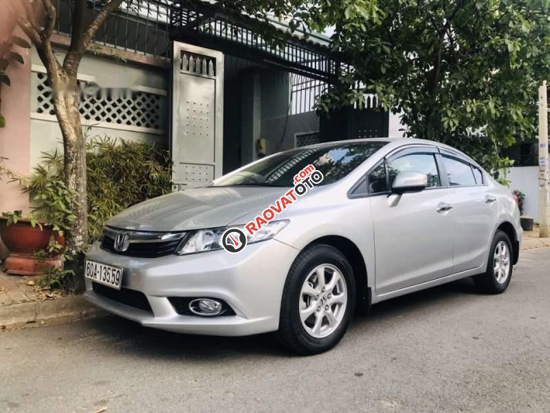 Bán xe Honda Civic 1.8AT năm sản xuất 2013, màu bạc, 490tr-0