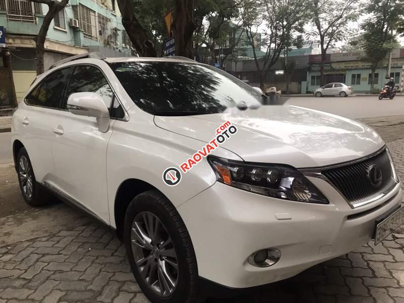 Bán ô tô Lexus RX 450h đời 2010, màu trắng, xe nhập-1