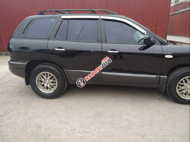 Bán xe Hyundai Santa Fe Gold đời 2004, màu đen, xe nhập chính chủ, giá 268tr-0
