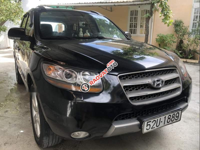 Bán ô tô Hyundai Santa Fe SLX đời 2008, màu đen, nhập khẩu  -1