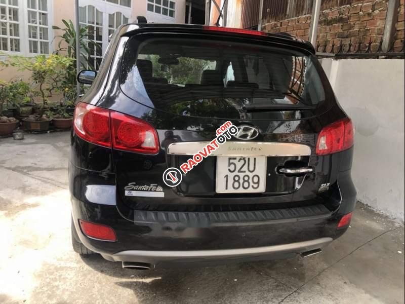 Bán ô tô Hyundai Santa Fe SLX đời 2008, màu đen, nhập khẩu  -2
