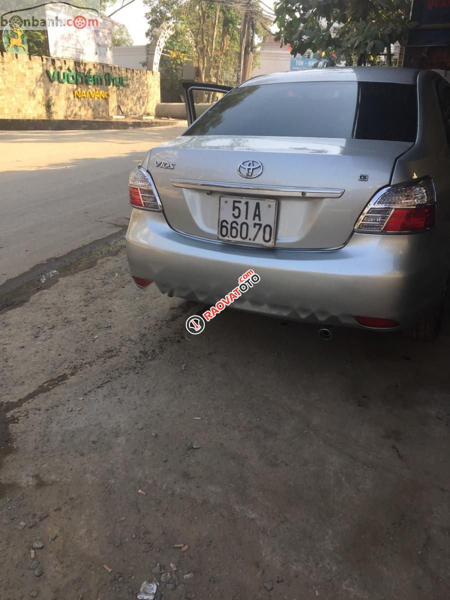 Bán xe cũ Toyota Vios 1.5G sản xuất năm 2011, màu bạc  -4