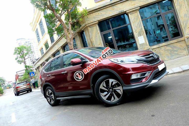 Cần bán gấp Honda CRV đời 2016 bản 2.4, màu đỏ mận-0