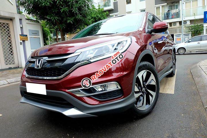 Cần bán gấp Honda CRV đời 2016 bản 2.4, màu đỏ mận-7