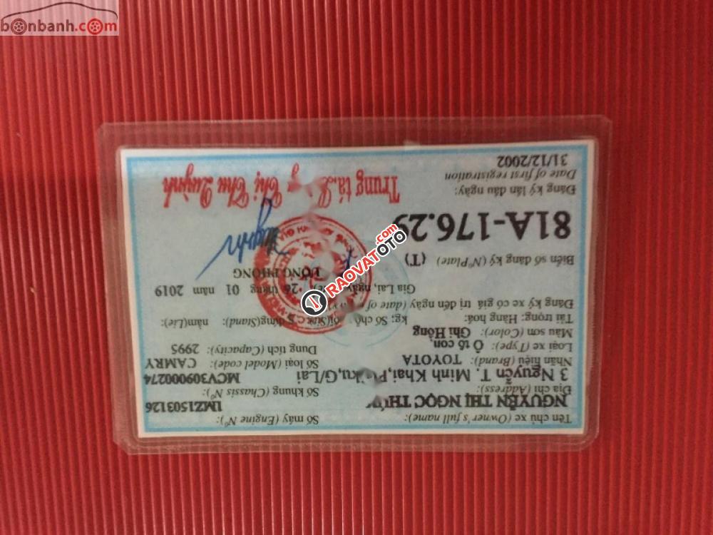 Bán Toyota Camry 3.0V đời 2002 chính chủ, giá 348tr-0