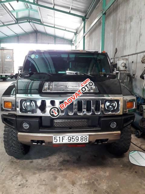 Bán xe Hummer H2 2007, màu đen, nhập khẩu nguyên chiếc-4