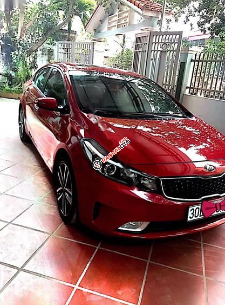 Cần bán xe Kia Cerato sản xuất 2016 bản 1.6, số tự động, máy xăng, màu đỏ, nội thất màu kem-0