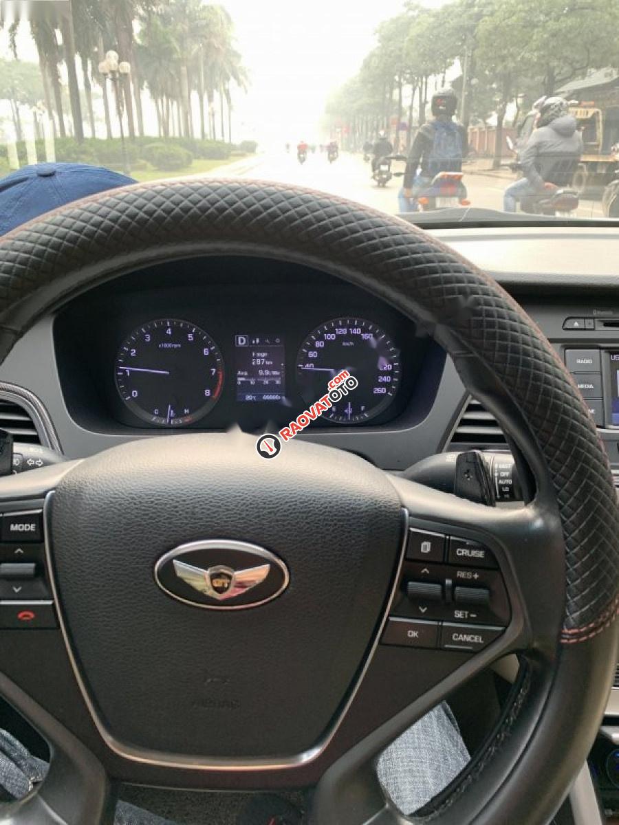 Bán Hyundai Sonata màu trắng, đời 2015, xe đẹp -2