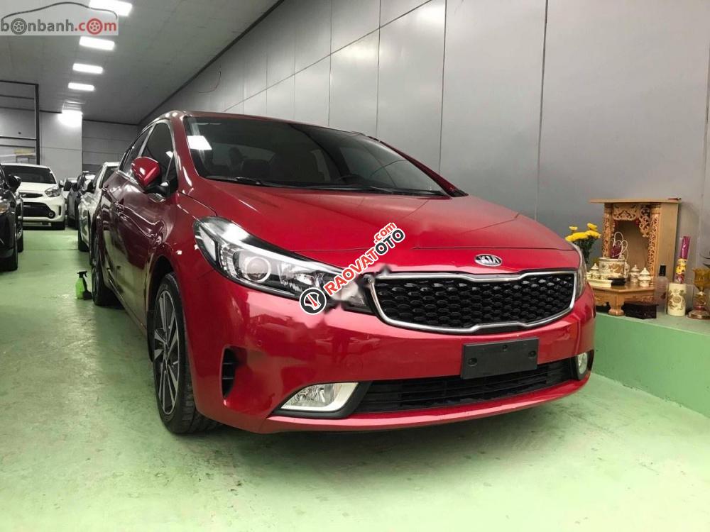 Bán Kia Cerato 1.6AT 2017 màu đỏ, số tự động, đăng kí tên tư nhân 1 chủ -6