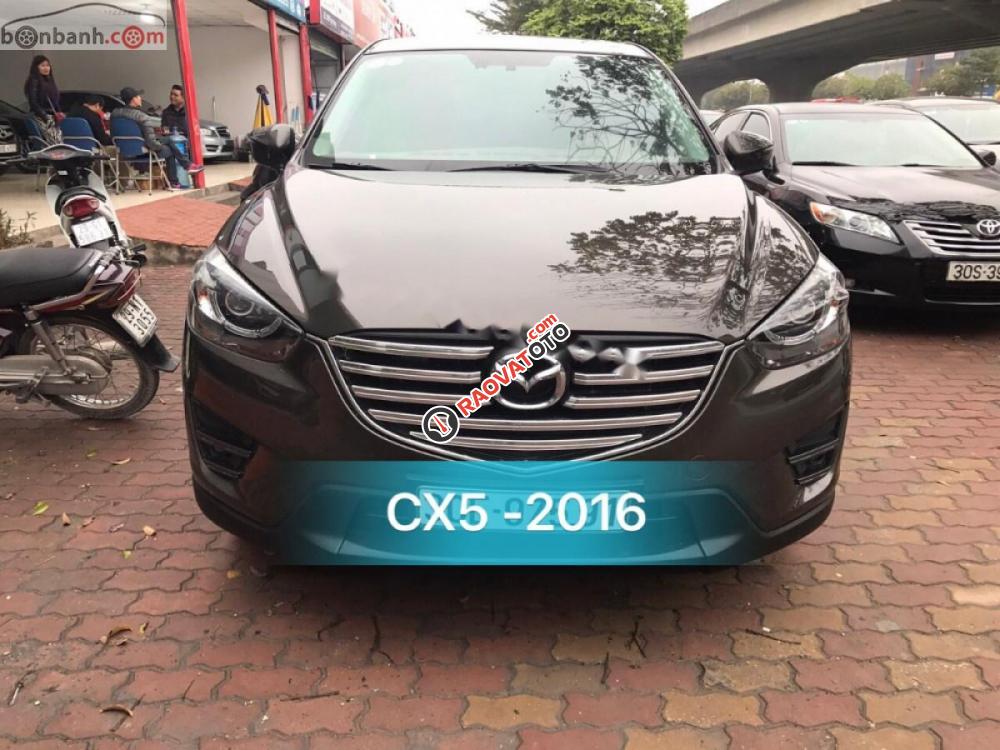 Bán Mazda CX 5 2.0 AT năm sản xuất 2016, màu nâu -4