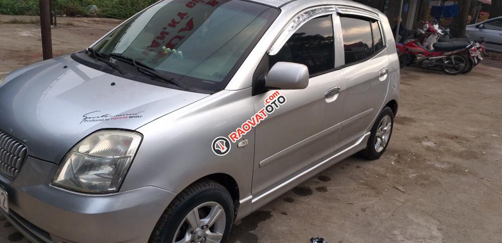 Bán Kia Morning năm 2004 màu bạc, nhập khẩu nguyên chiếc, giá tốt-1