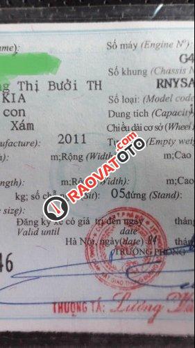 Chính chủ bán lại xe Kia Morning 1.1 AT đời 2011, màu xám-4