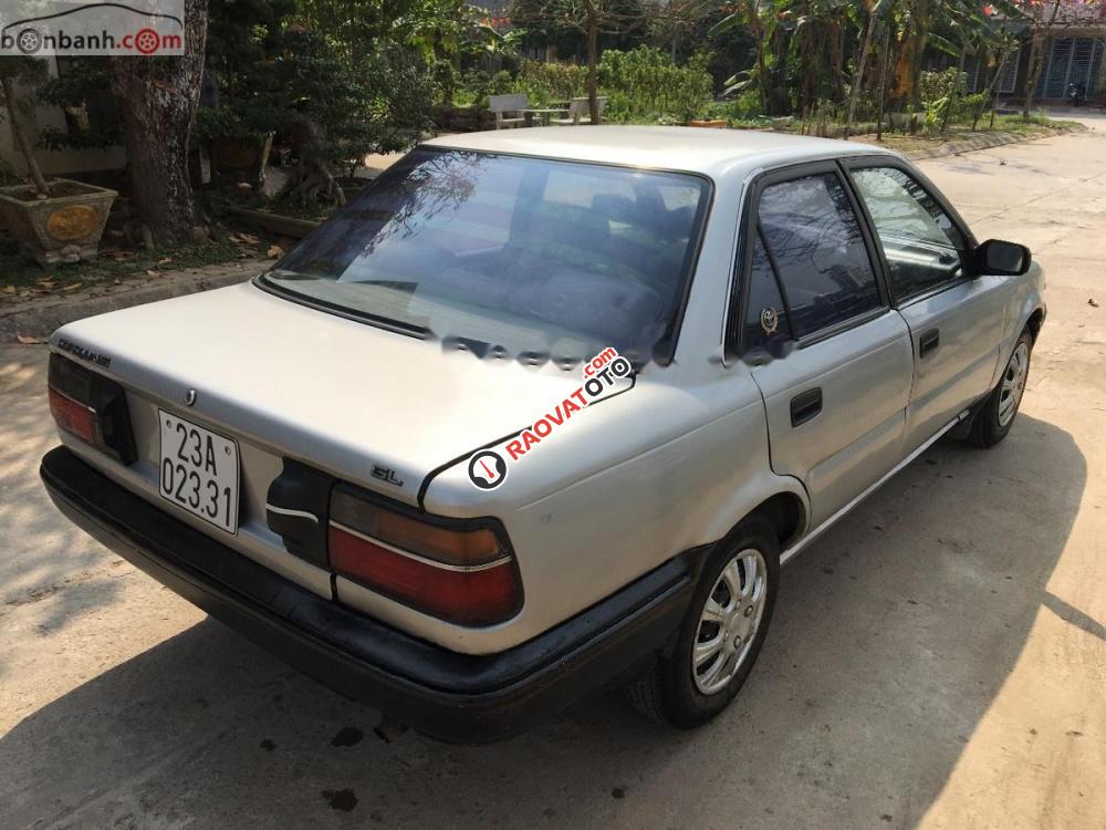 Bán Toyota Corolla 1.6 GLI 1990, màu bạc, nhập khẩu -3