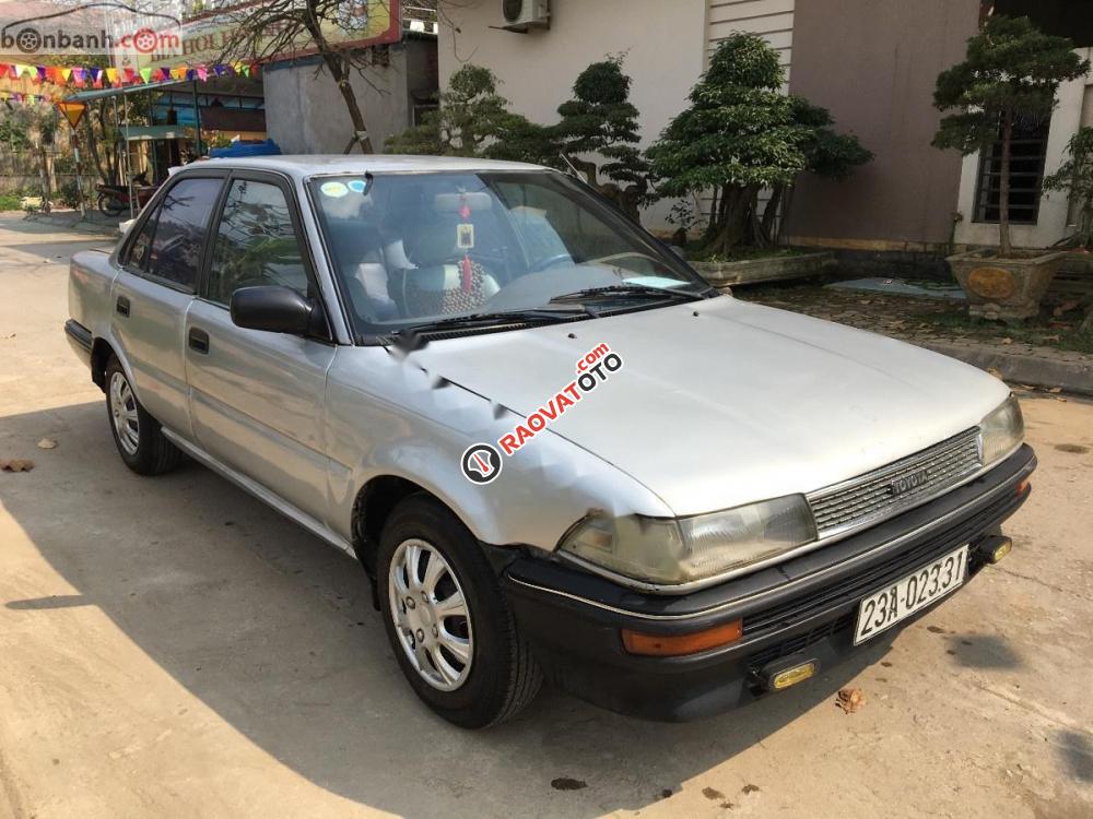 Bán Toyota Corolla 1.6 GLI 1990, màu bạc, nhập khẩu -0