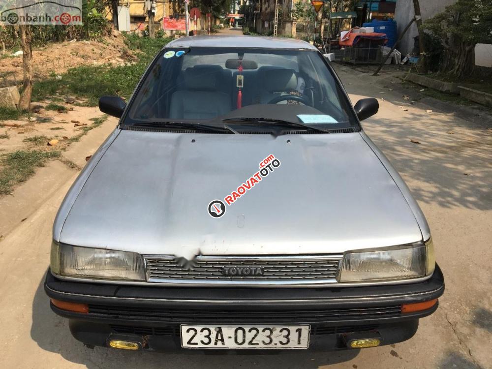 Bán Toyota Corolla 1.6 GLI 1990, màu bạc, nhập khẩu -1