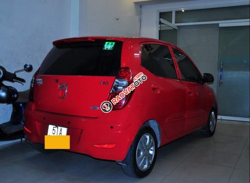 Bán Hyundai i10 sản xuất 2011, màu đỏ, nhập khẩu nguyên chiếc, giá chỉ 280 triệu-1