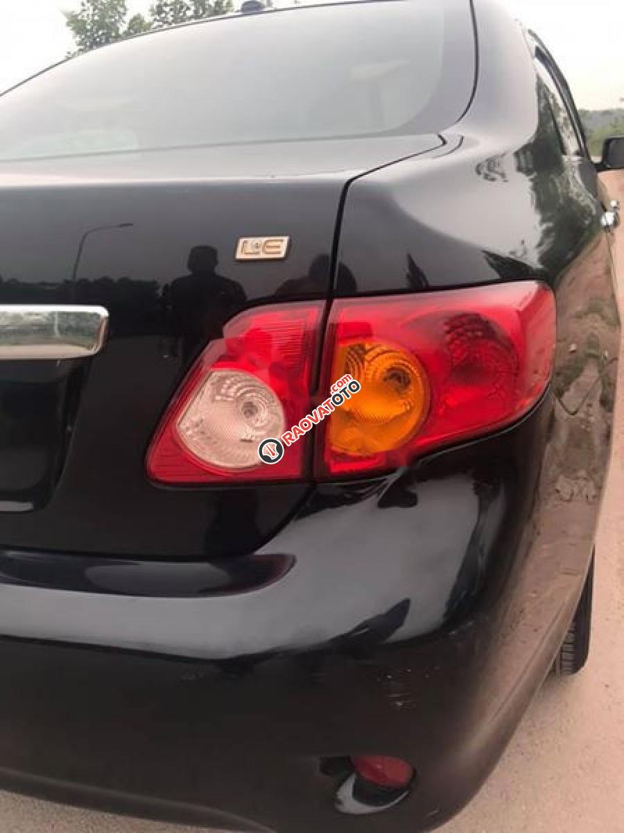 Bán Toyota Corolla LE 2008, màu đen, xe nhập, số tự động-0