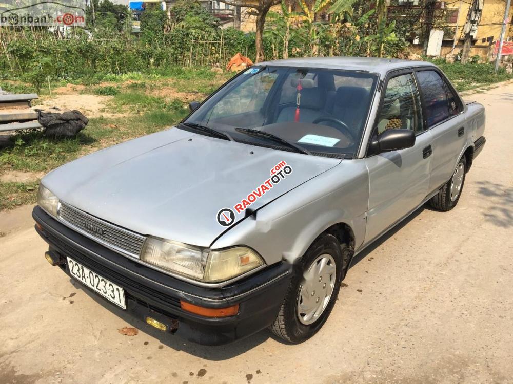 Bán Toyota Corolla 1.6 GLI 1990, màu bạc, nhập khẩu -8
