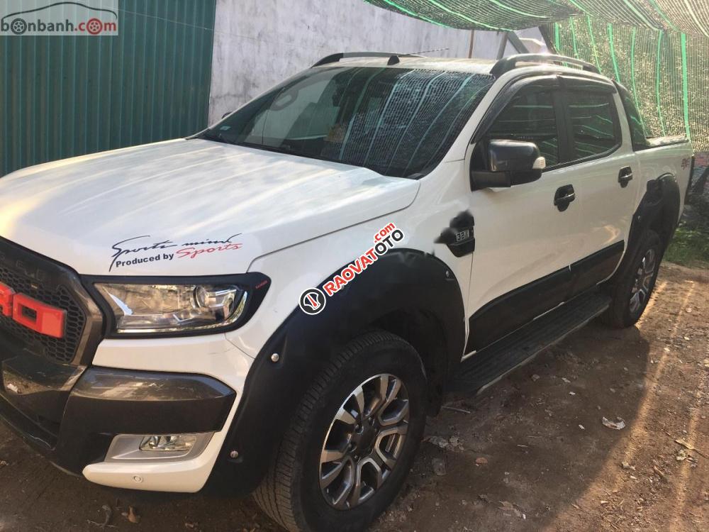 Bán Ford Ranger Wildtrack 3.2 sản xuất năm 2016, màu trắng, xe nhập-4