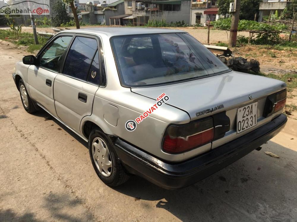 Bán Toyota Corolla 1.6 GLI 1990, màu bạc, nhập khẩu -5