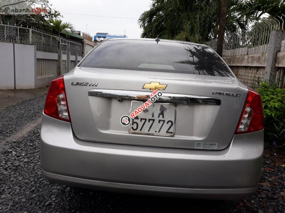 Cần bán Chevrolet Lacetti EX 2009, màu bạc, xe gia đình, giá 215tr-1