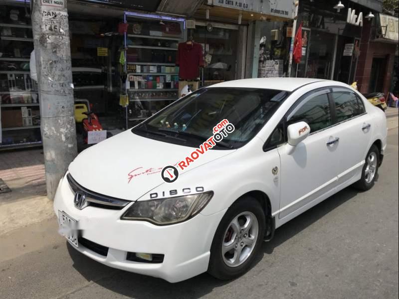 Bán Honda Civic 1.8 đời 2007, màu trắng, nhập khẩu nguyên chiếc-5