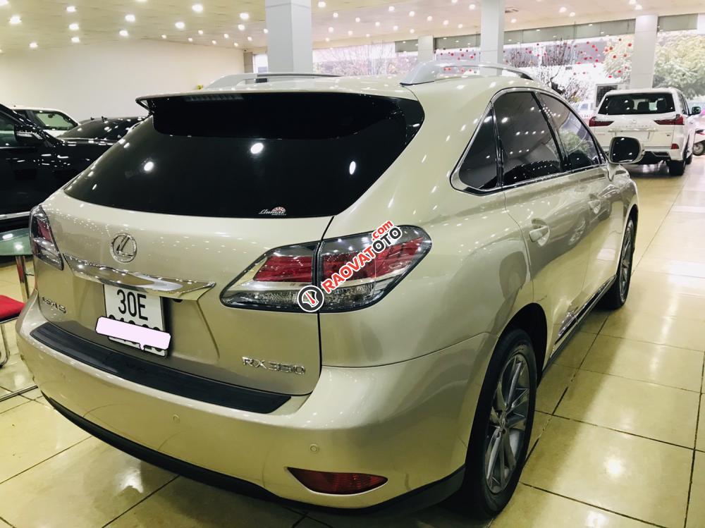 Bán Lexus RX350 màu vàng, sản xuất và đăng ký 2014, tư nhân, chính chủ, biển Hà Nội, thuế sang tên 2%. LH 0906223838-4