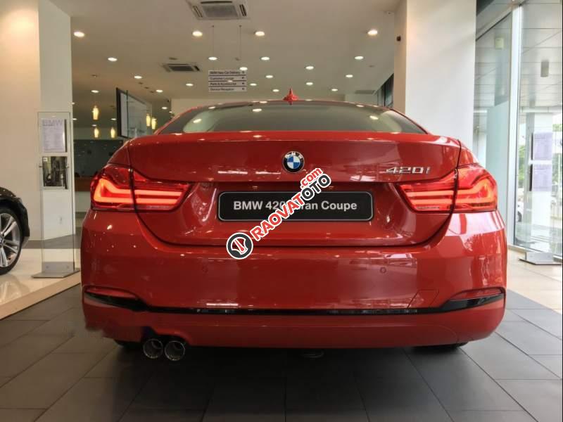 Bán BMW 420i Gran Coupe sản xuất 2018, màu đỏ, nhập khẩu-3