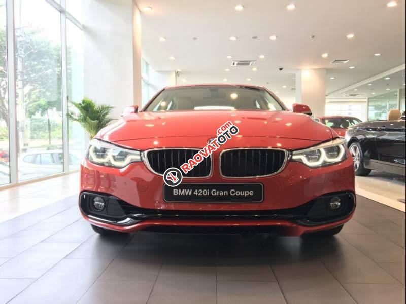 Bán BMW 420i Gran Coupe sản xuất 2018, màu đỏ, nhập khẩu-0