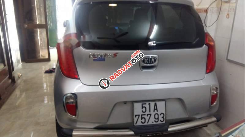 Cần bán Kia Picanto AT đời 2013, màu bạc số tự động, 340tr-0