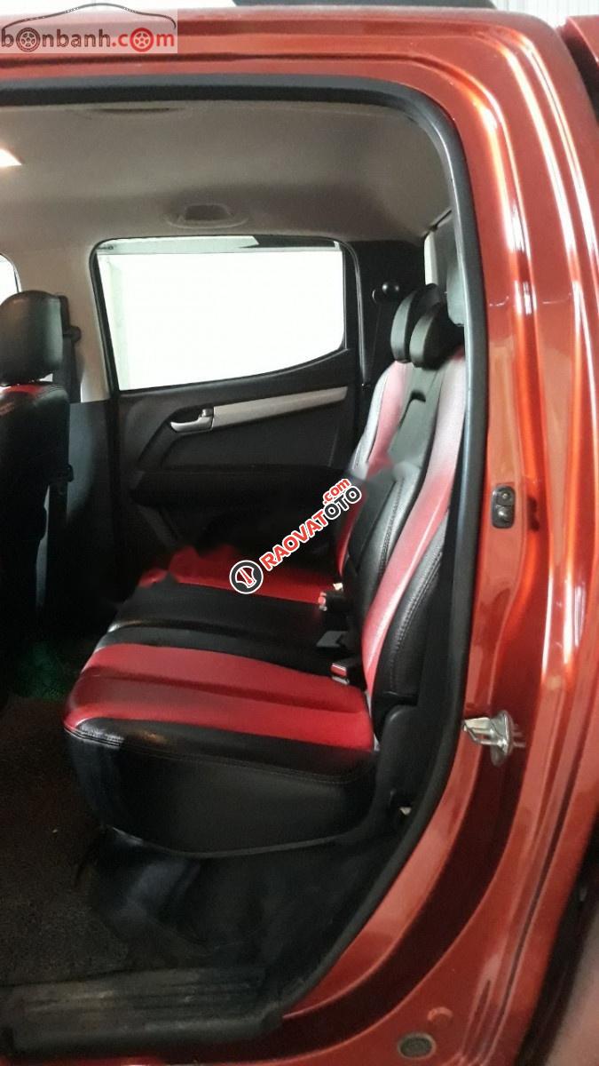 Cần bán Isuzu Dmax màu đỏ, sản xuất 2015, số tự động, bản 2 cầu-2