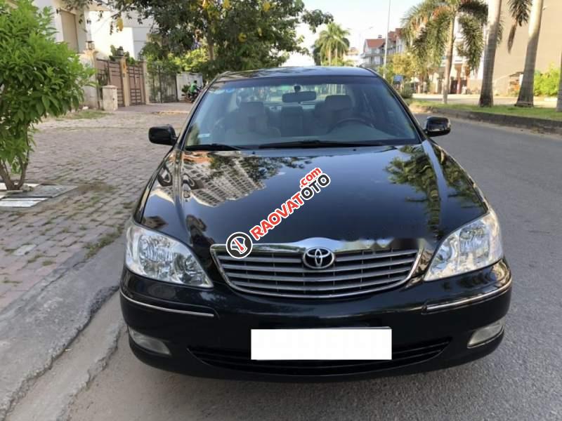 Bán xe Toyota Camry 3.0 năm sản xuất 2002, màu đen số tự động-0