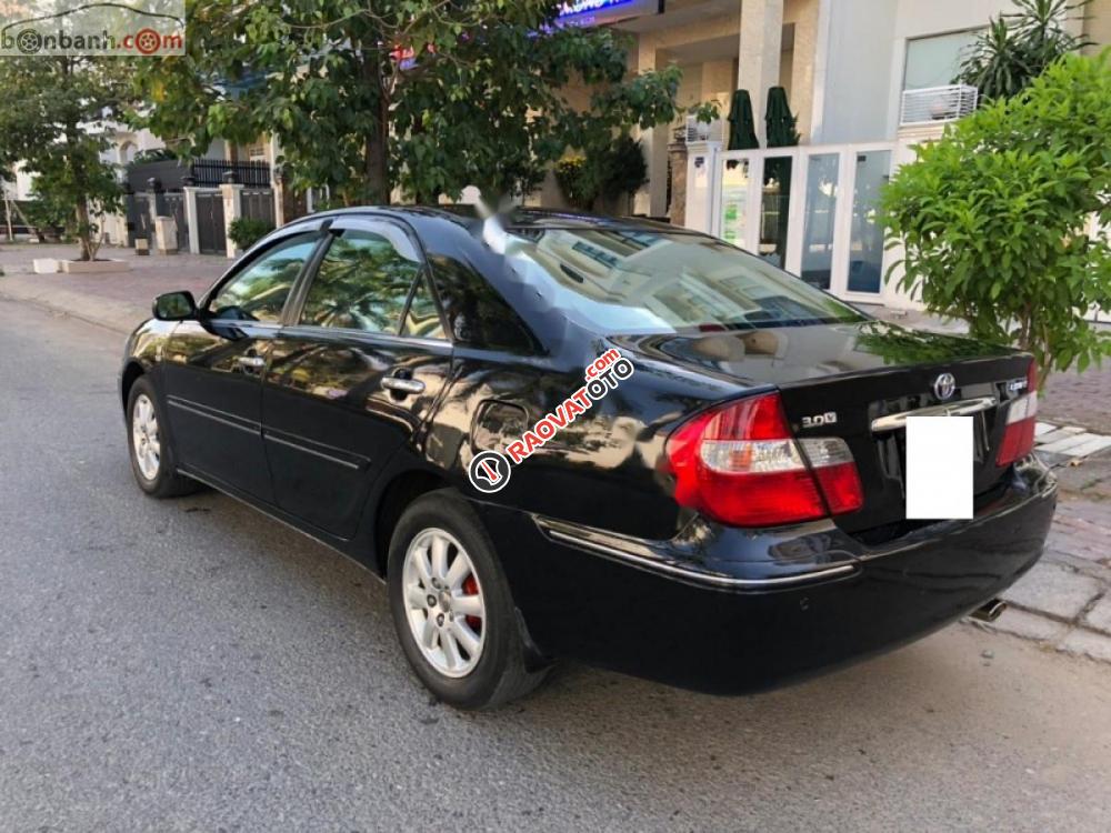 Cần bán Toyota Camry 3.0V, xe sản xuất 2002, số tự động, màu đen, nội thất màu kem, biển 4 số thành phố-4