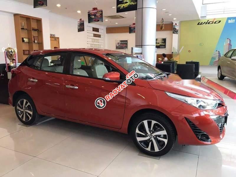 Cần bán xe Toyota Yaris 2018, màu đỏ, nhập khẩu-3