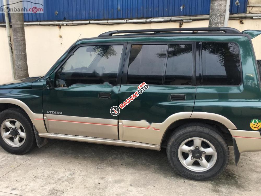 Cần bán xe Suzuki Vitara JLX năm 2005, màu xanh lam, còn rất mới-2