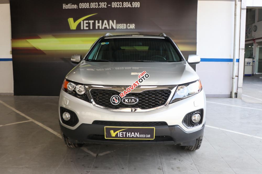 Bán ô tô Kia Sorento 2.4MT đời 2010, màu bạc, nhập khẩu nguyên chiếc-12