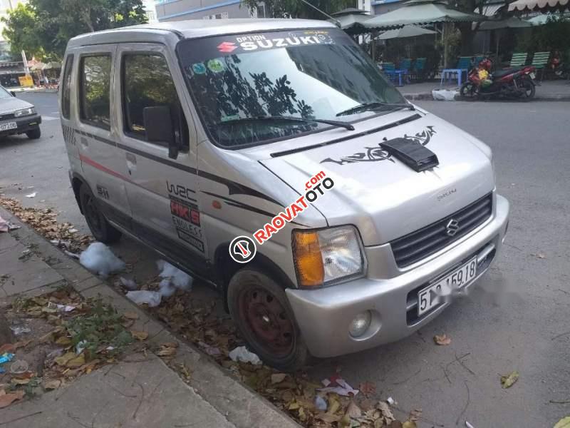 Cần bán gấp Suzuki Wagon R năm 2002, màu bạc, nhập khẩu nguyên chiếc, giá 80tr-0