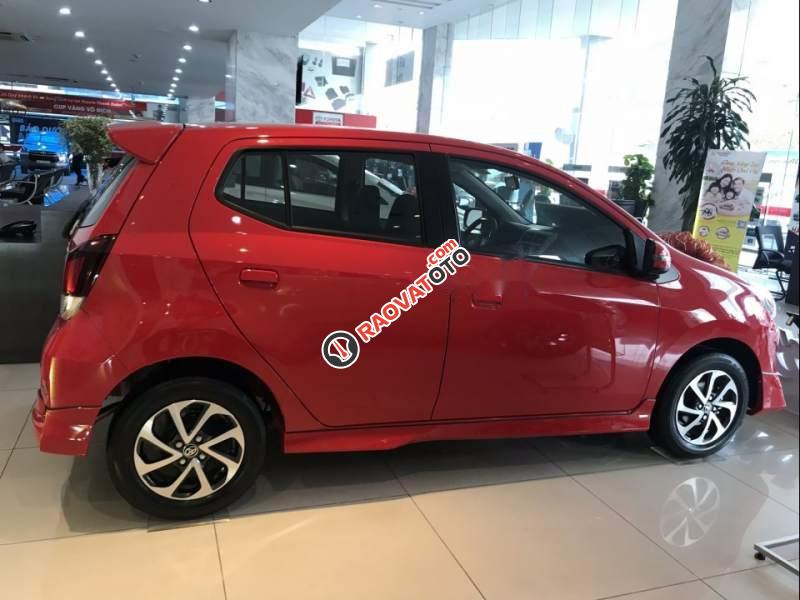 Bán xe Toyota Wigo đời 2019, màu đỏ số tự động, 405 triệu-0