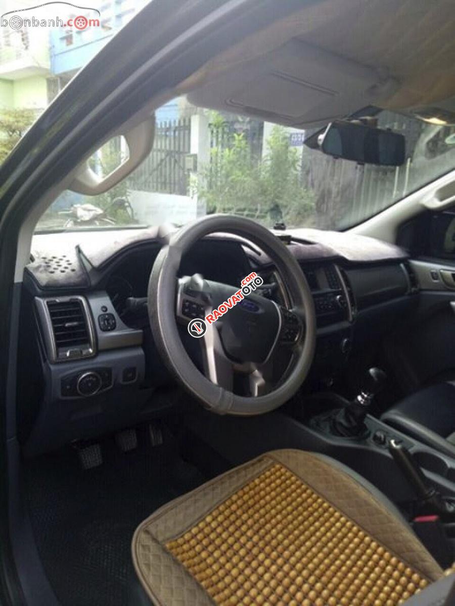 Bán Ford Ranger XLT 2.2L 4x4 MT năm sản xuất 2017, màu đen, xe nhập, số sàn -0