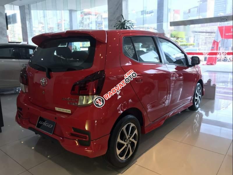 Bán xe Toyota Wigo đời 2019, màu đỏ số tự động, 405 triệu-2